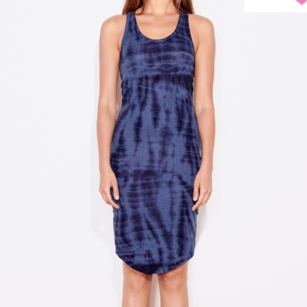 Sundry bodycon tie dye racerback dress